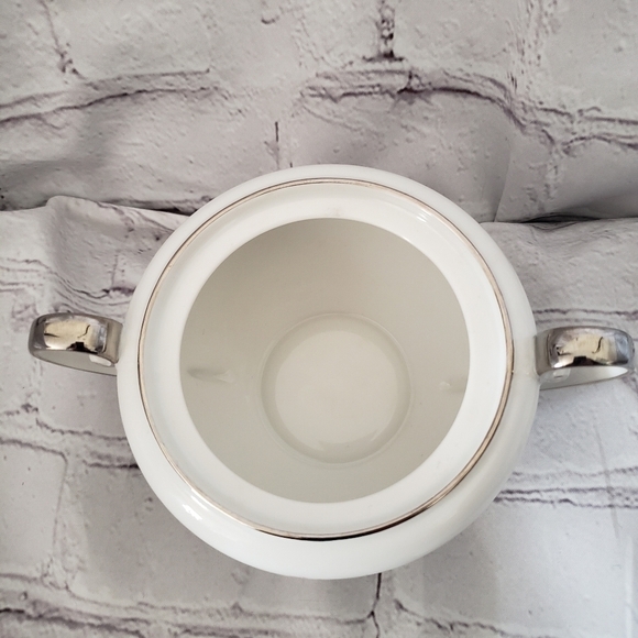 Danton International China Lancaster Pink Rose Sugar Bowl Creamer Set Germany - Picture 10 of 13